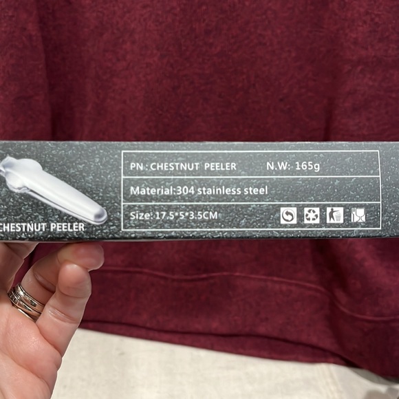 New in Box Stainless Steel Chestnut Peeler - Picture 4 of 11